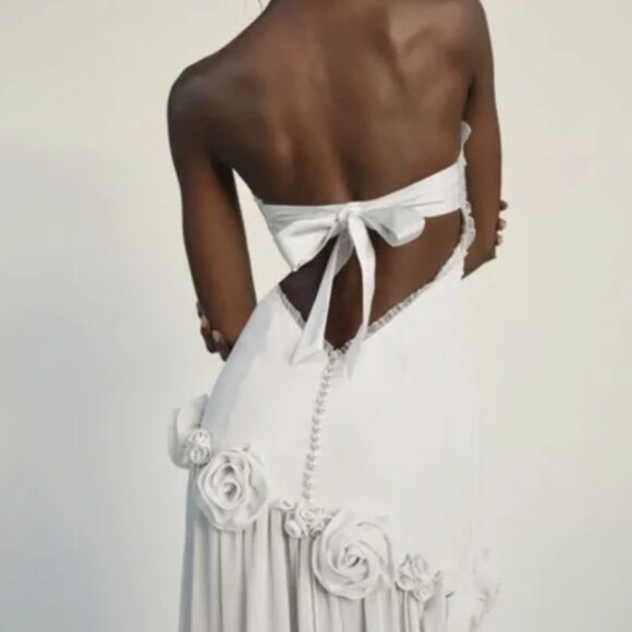 For Love & Lemons Raquel Gown in White Size S - Picture 2 of 6